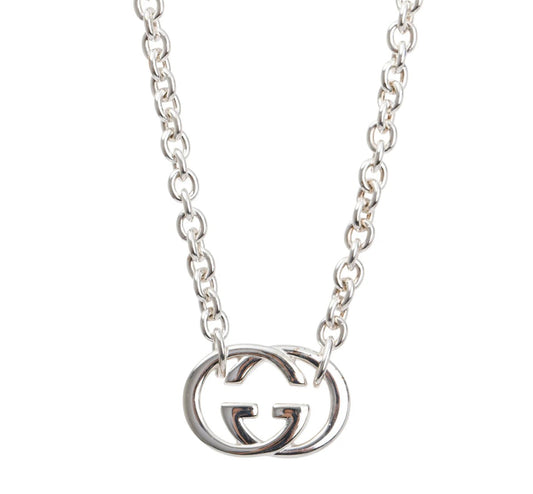 Gucci Interlocked G Silver Necklace