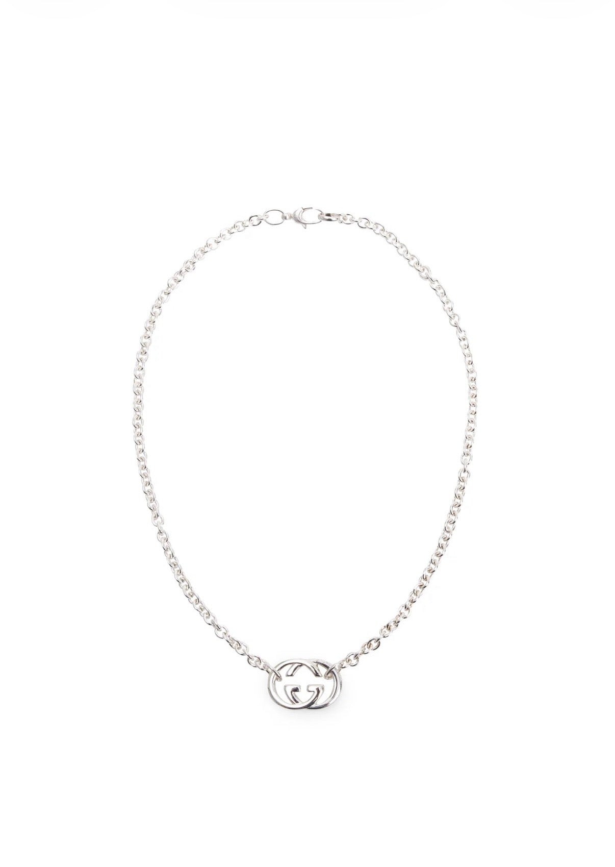 Gucci Interlocked G Silver Necklace