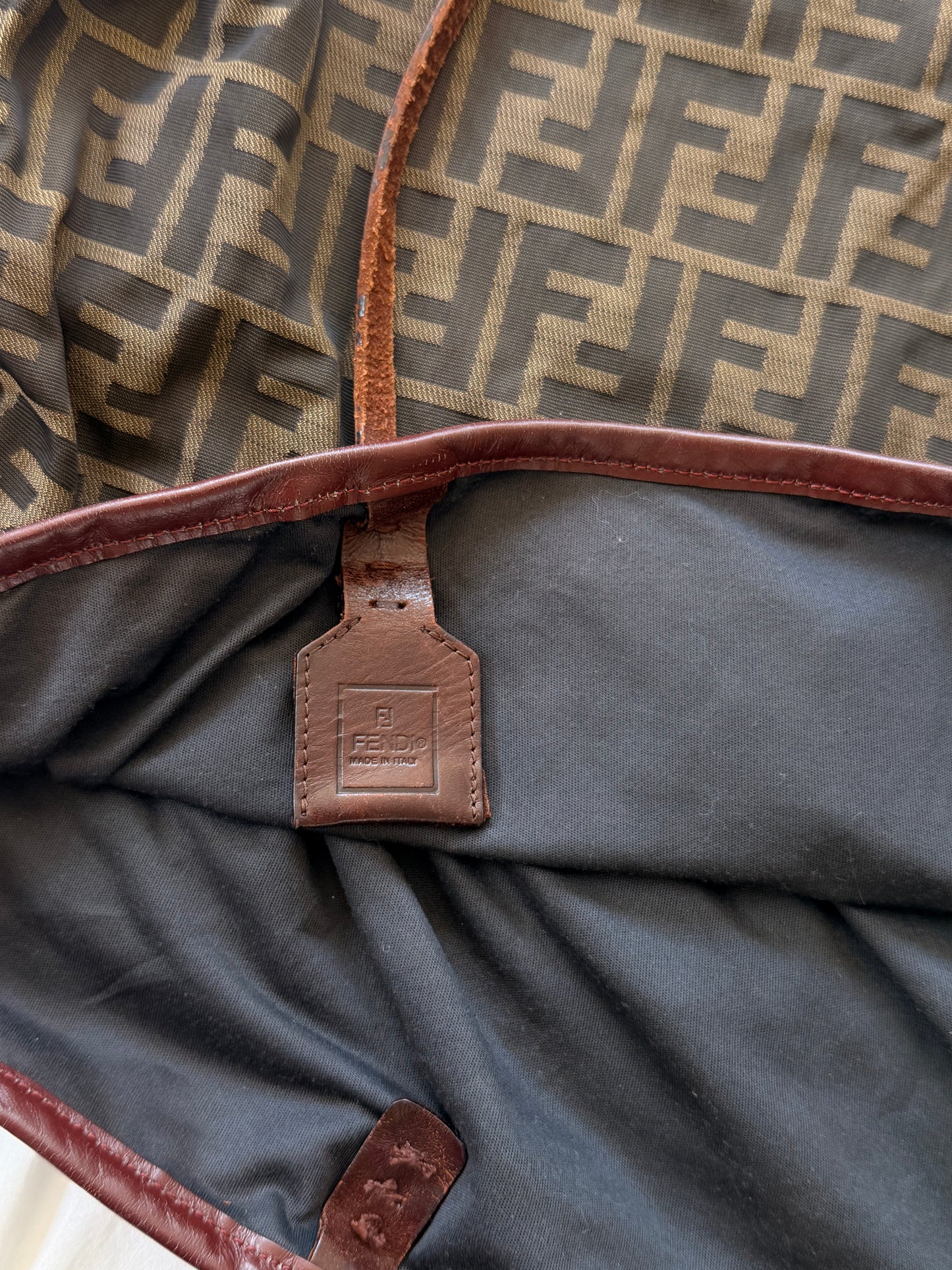 Fendi Zucca Tote Bag Vintage